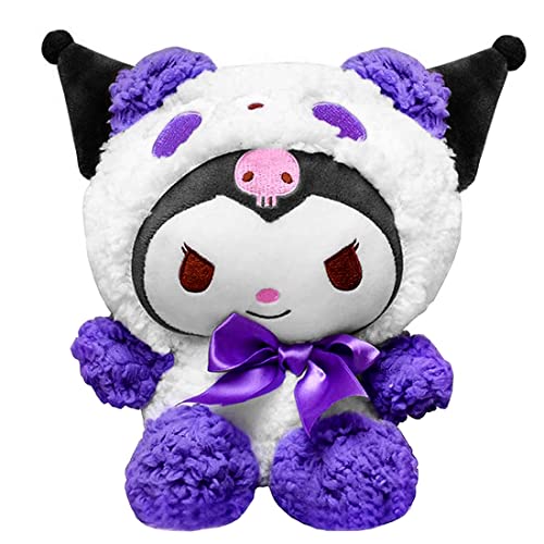 Zaloife Plüschtier, Plüschfigur 23cm, Stofftier Plüsch, Kuscheltier Puppe Geschenk für Kinder ab 2 Jahren（Lila） - Lila 1