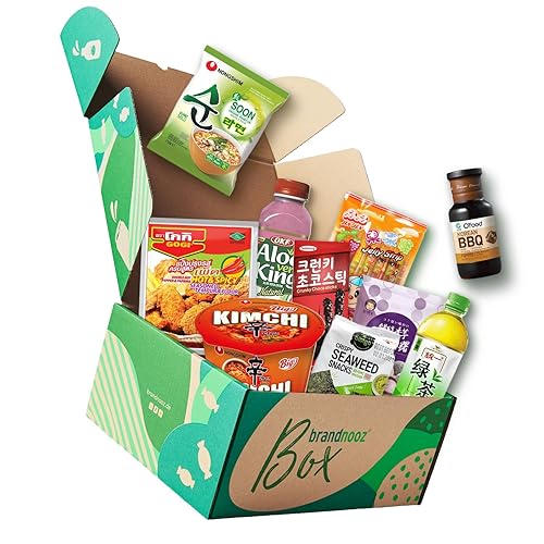 brandnooz Asia Box asiatische Süßigkeiten Candy Snacks, Speisen und einzigartige Drinks, ideal als Asia Geschenkbox - Asia Box