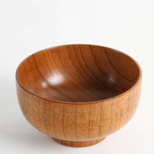 Japanese Style Wooden Bowl - 710ml (15x8.5cm)