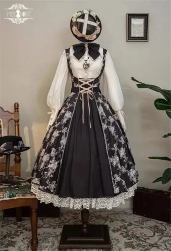 Miss Point Antique Wall Classic Lolita Jumper Dress