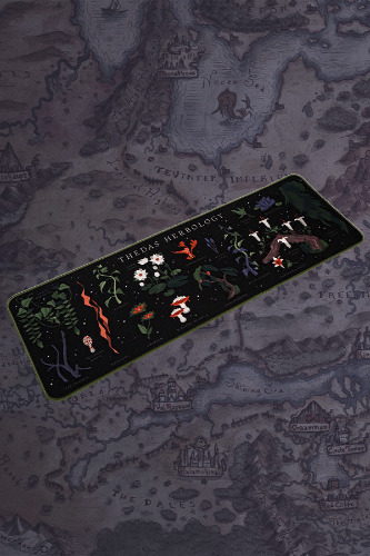 Dragon Age Thedas Herbology Oversized Mouse Pad