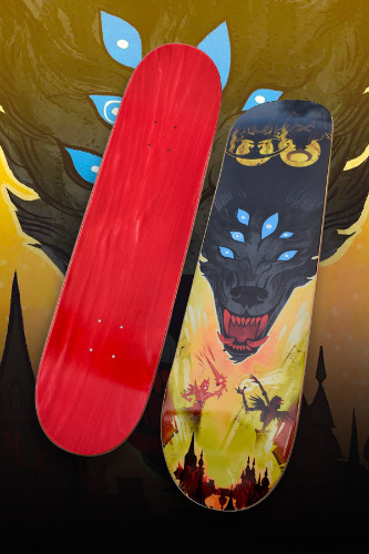 Dreadwolf Mural Skate Deck