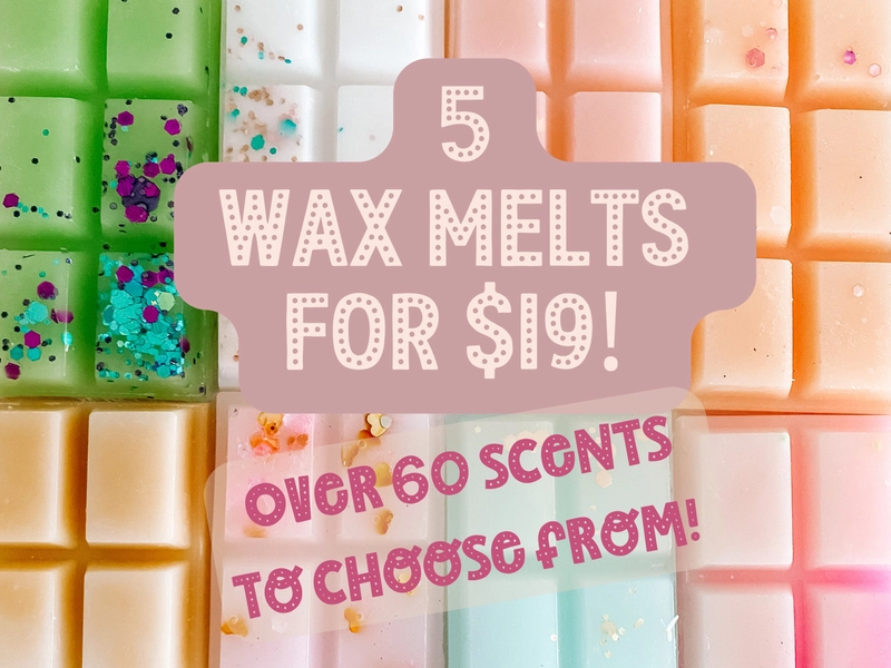 Choose Your Own Wax Melts:  Highly Scented Snap Bars, Fall Scents, Cozy Autumn Scents for Wax Warmer
