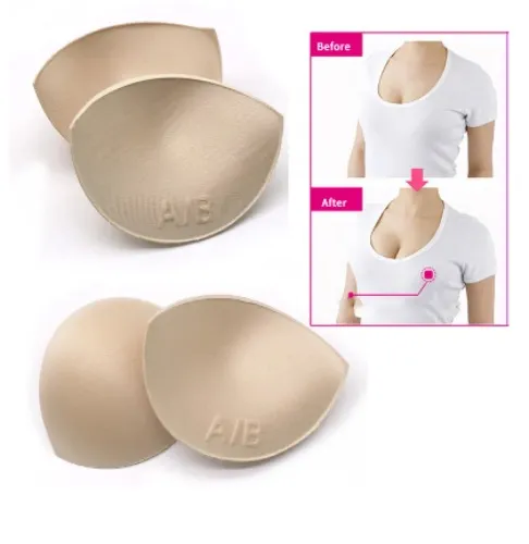 1/2/3Pair Sexy Thick Sponge Bra Pads Breast Insert Push Up Bra Enhancer Swimsuit Bikini Padded Removeable Chest Accessories