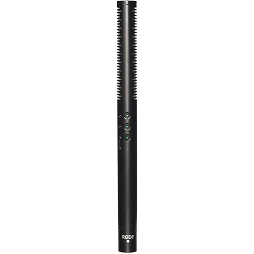 RØDE NTG4+ Versatile Dual-powered Supercardioid Condenser Shotgun Microphone with Switchable High-frequency Boost, High-pass Filter and Pad for Location Recording, Foley and Voice Overs - NTG4+