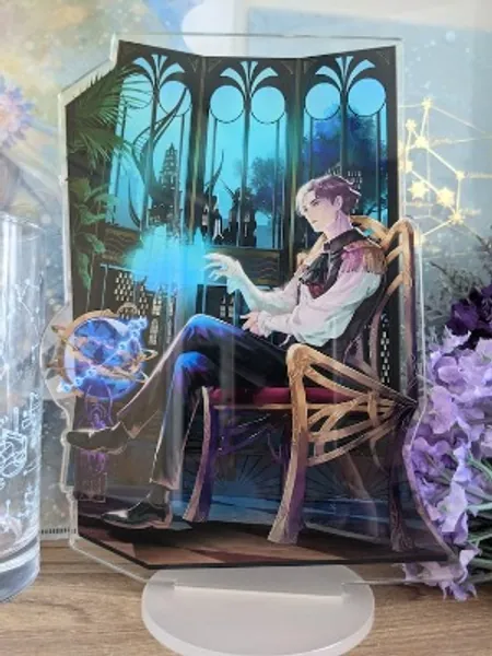 Illustration sur stand d'Emet-Selch