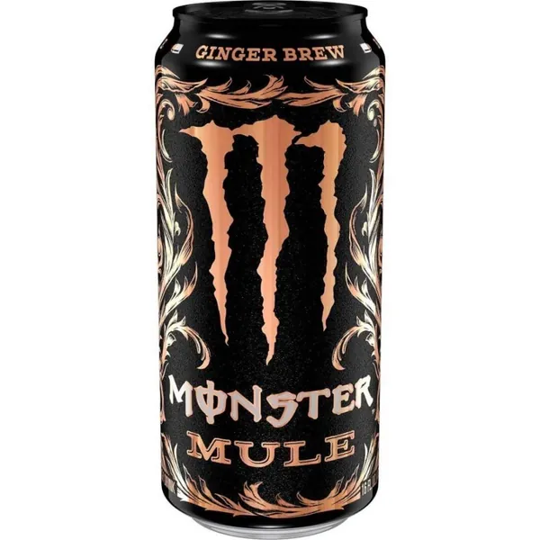 Monster Mule Ginger Brew, energy drink al lime e zenzero da 473ml