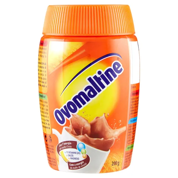 Ovomaltine - Preparato solubile per bevanda, L'energia naturale del malto d'orzo - 4 pezzi da 200 g [800 g]