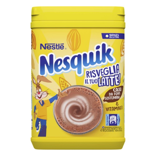 NESQUIK Preparato Solubile per Bevanda con Cacao Magro Barattolo 1kg