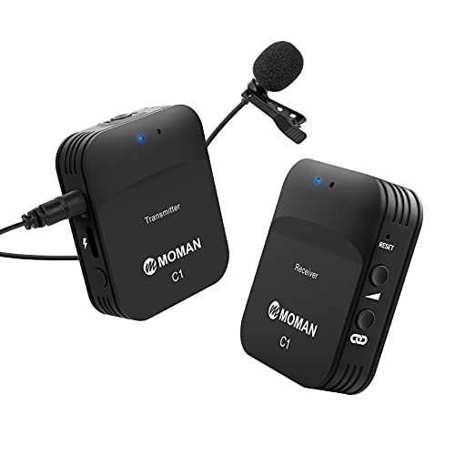 Microfono Lavalier Wireless - Moman C1 2.4GHz