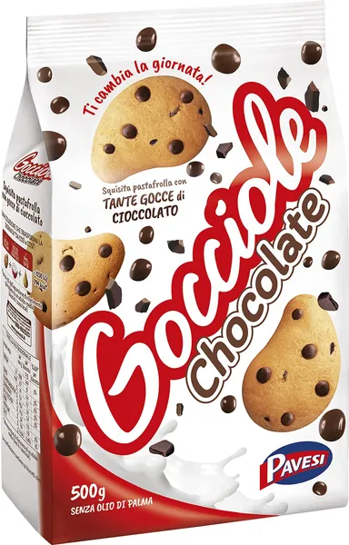 Pavesi Biscotti Frollini Gocciole Cioccolato, 500g