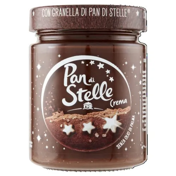 Pan di Stelle Crema Spalmabile di Cacao, Nocciole e Granella di Biscotto, 330g