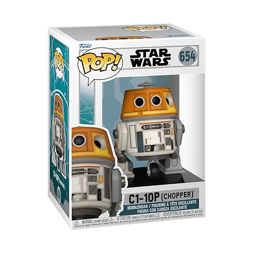 Funko POP! Star Wars: Ahsoka TV 1- C1-10P - (Chopper) - Collectable Vinyl Figure - Gift Idea - Official Merchandise - for Kids & Adults - TV Fans - Model Figure for Collectors and Display