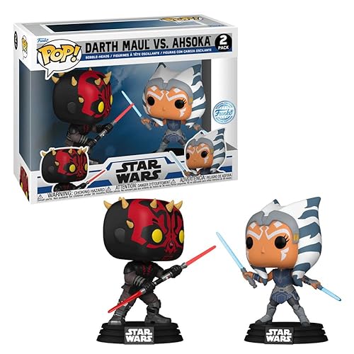 Pop! Star Wars: Darth Maul vs Ahsoka 2-Pack (Gamestop Exclusive)