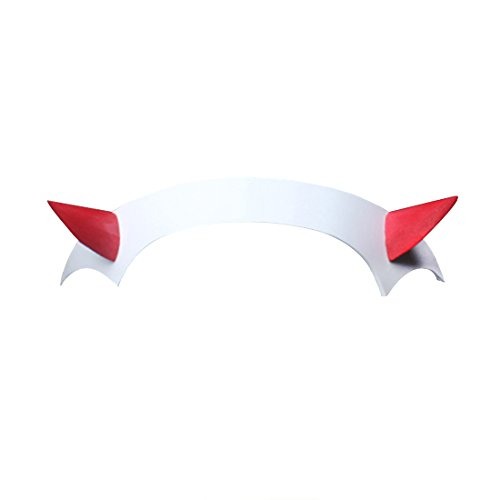 C-ZOFEK Red Devil Horns Headband for Anime Cosplay Headwear Accessories - Headband