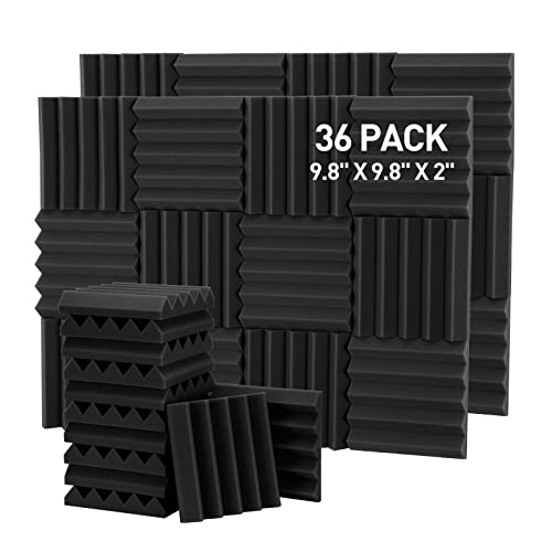 36 Pack Acoustic Foam Panels