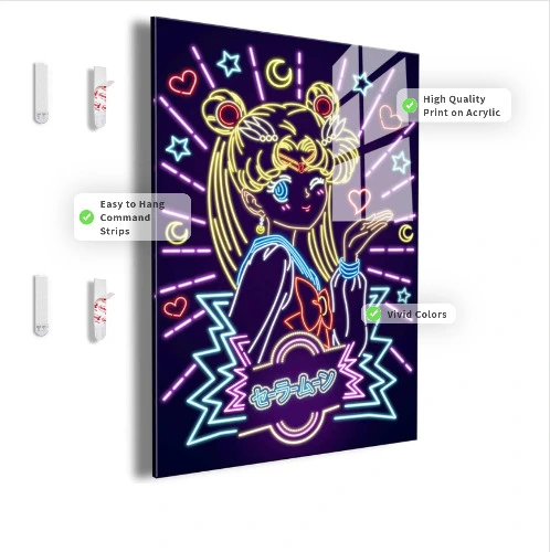 NeonMoon Acrylic Poster