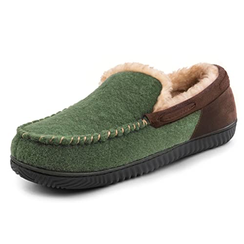 RockDove Men's Hearthfire Memory Foam Moc Slipper - 12 - Emerald
