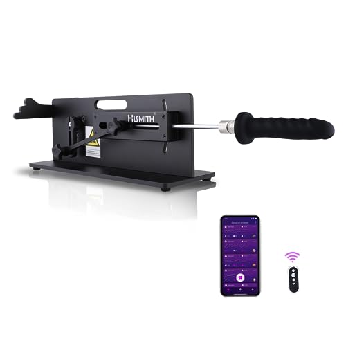 Hismith Table Top 2.0 Pro - Premium Sex Machine with APP/Remote/Wire 3 in 1 Control, Love Machine with KlicLok System (Black) - Black