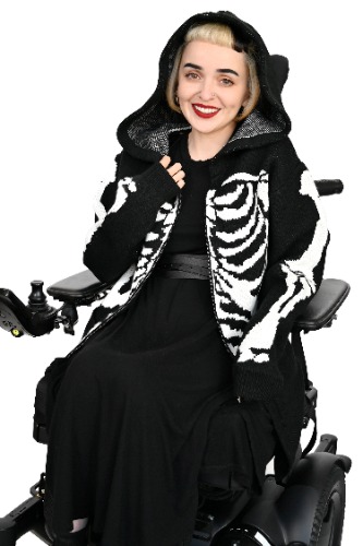 Skeleton Zip Up Hoodie | XL/2XL