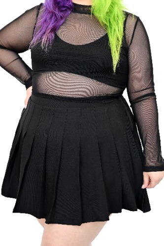 Gogo Pleated Skirt with Built in Shorts | 2XL
