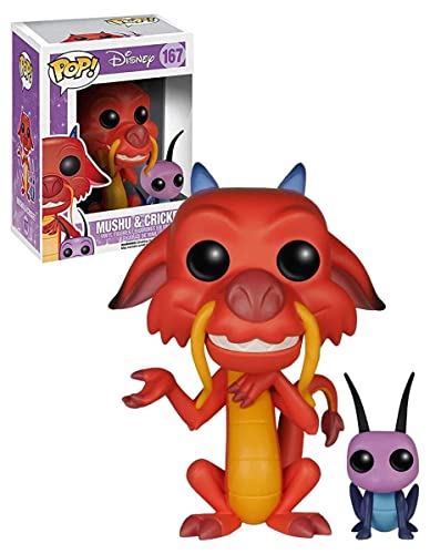Funko Mulan Mushu and Cricket Pop Vinyl Figure - 3 3/4 inches
