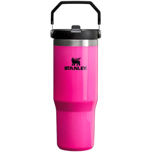 The Neon IceFlow™ Flip Straw Tumbler | 30 OZ - Stanley Create | Electric Pink