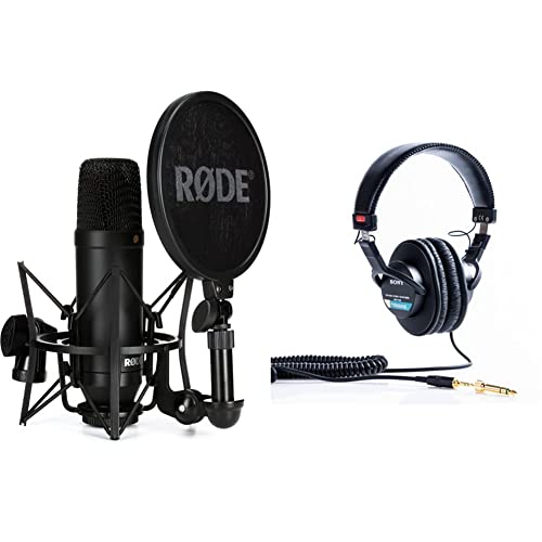 Rode NT1 Kit & Sony MDR7506 Professional Large Diaphragm Headphone