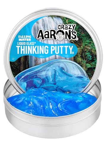 Crazy Aaron's Falling Water Thinking Putty® - 4" Tin Thinking Putty - Non-Toxic Sensory Play Putty - Never Dries Out - Creative Toy for Kids and Adults