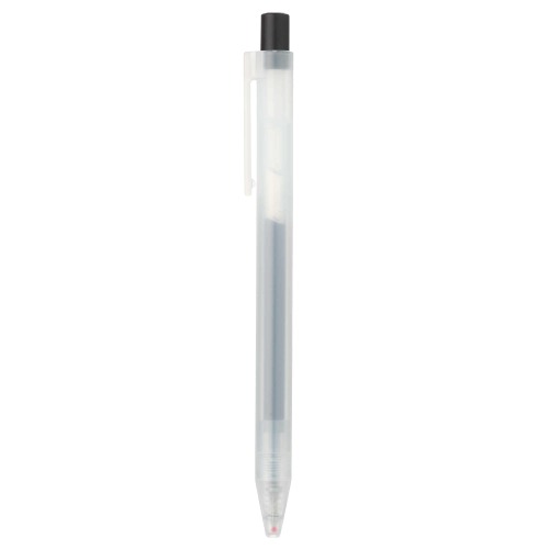 Smooth Gel Ink Knock Type Ballpoint Pen 0.5mm 10 Pieces Set | Black
