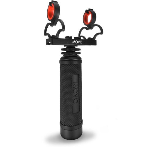 SM6H | Dual Rycote Shockmount + Handle Grip | Movo