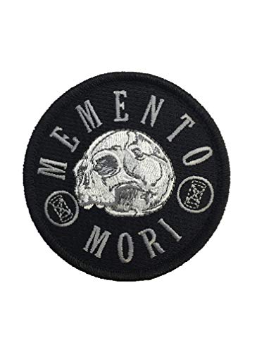 Memento Mori "Remember Death" - Embroidered Morale Patch (Black) - Black