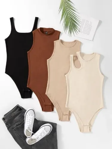 4 piece bodysuit various colors