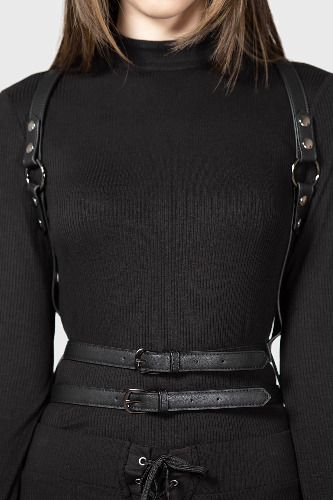 Wanda Harness - XS-M / Black / 100% Polyurethane