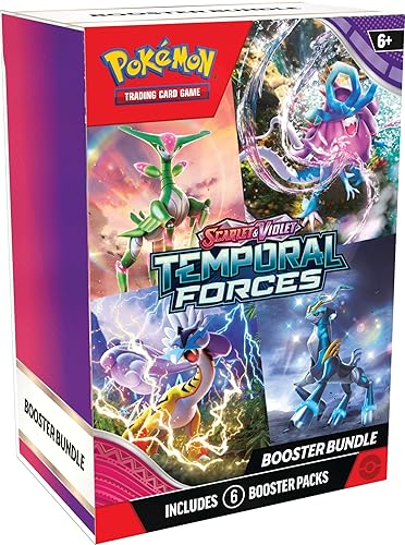 Pokémon TCG: Scarlet & Violet—Temporal Forces Booster Bundle (6 Booster Packs) - 6 Boosters