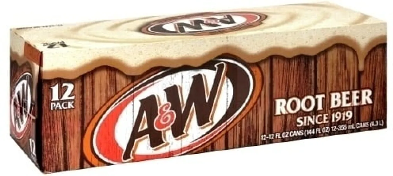 A&W Root Beer USA -virvoitusjuoma, 355 ml, 12-PACK 16,99