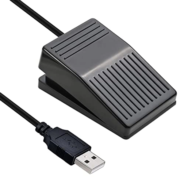 Throne Amber P. iKKEGOL USB Foot Pedal, USB Single Foot Switch Game