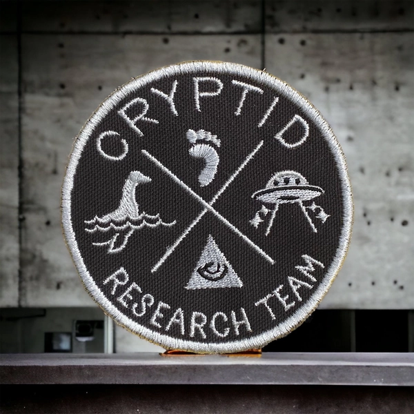 Sasquatch, Nessie, Mothman, Oh My! Cryptid Research Team Patch