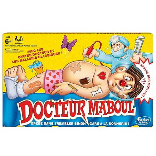 Jeu de société électronique Docteur Maboul, Cartes et bobos Amusants, activité pour Enfants dès 6 Ans, pour 1 Joueur ou Plus, Amusants pour Filles et garçons