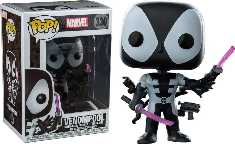 Funko Pop: Marvel - Venompool Back in Black Collectible Figure, Multicolor