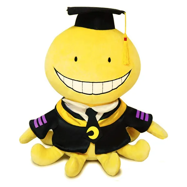 Cuecutie Anime Plush Classroom Character Plushie Toy Doll Stuffed Funny Yellow Cartoon Throw Pillow Collection(12")