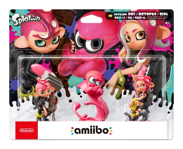 Nintendo Splatoon Series - Octoling Amiibo 3-pack - Switch