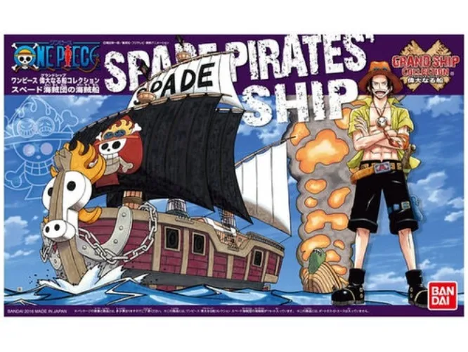 One Piece Grand Ship Collection - Spade Pirates Ship Building Kit