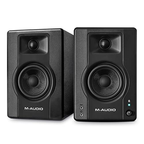 M-Audio BX4BT 4,5" Studio-Monitore mit Bluetooth High-Definition Monitor Lautsprecher Boxen für Recording und Multimedia, 120W - Paar - 4.5" Pair - Bluetooth - Single
