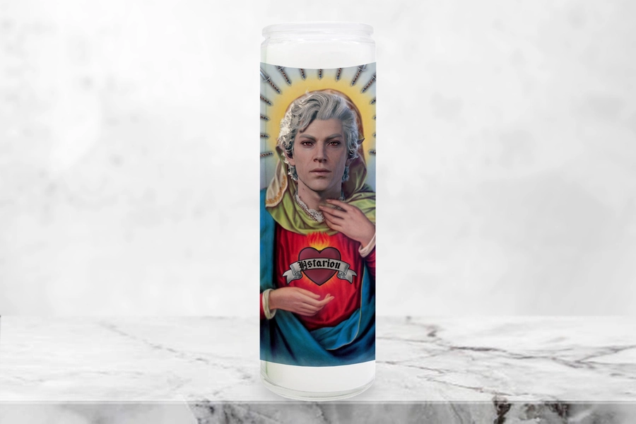 Astarion Funny Prayer Candle, Baldurs Gate prayer Candle, D&D Funny Religious Candle