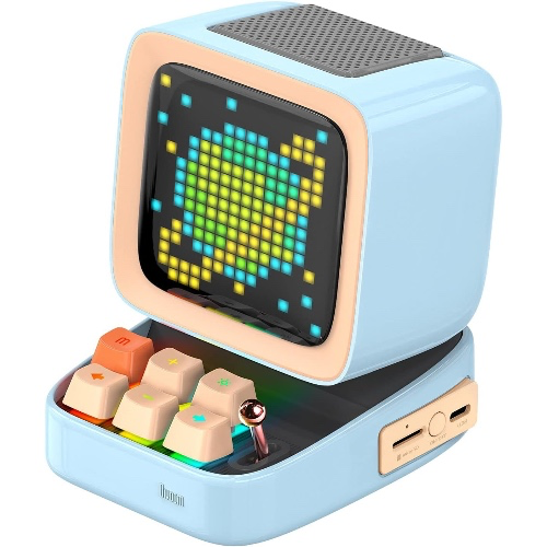 Divoom Ditoo Pro Retro Programmable Pixel Art Display & Bluetooth Speaker (Green)