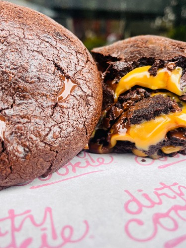 Stuffed Cookies - Double Chocolate Salted Caramel - Half-Dozen