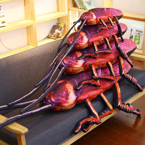 Giant Roach Pillows (4 SIZES) - 22" / 55 cm