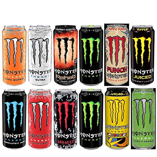 Monster Energy Drink Super Set Mix Dosen (12 x 0.5 l) inc. 3.00€ EINWEG Pfand