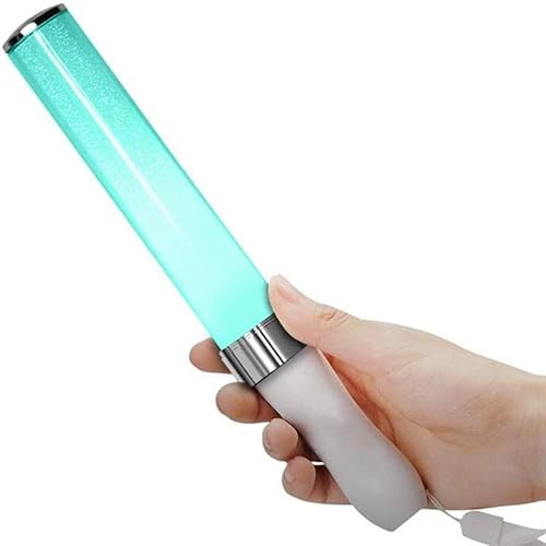 GOCTOS Multicolor LED Glow Sticks, Party Flashing Light, 15 Color Changing 2 Lighting Modes Flashing Light Stick for for Party Supplies, Festivals, Raves, Birthdays, Parking Guides, Dog Walkers Safety